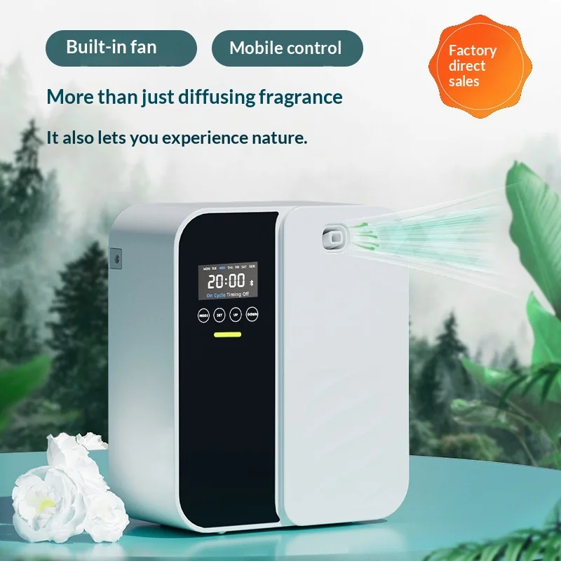Aromatherapy Diffuser Automatic Fragrance Dispenser Home & Hotel Use Deodorizing Essential Oil Diffuser Mobile Control