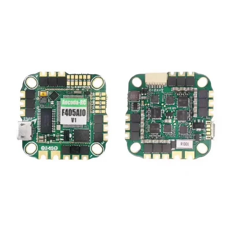 AvaCoreAocoda-RC F405AIOV1 Flight Controller, Electronic Speed Controller, Current Meter 40A 2-6S FPV Drone