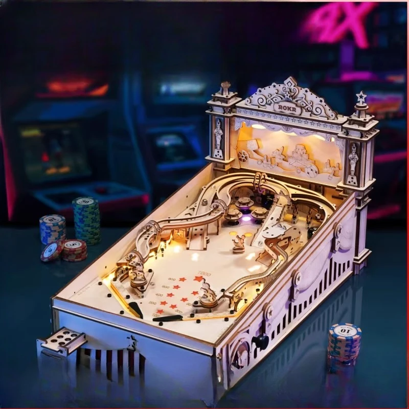 

Wooden three-dimensional tabletop ornaments, decorations