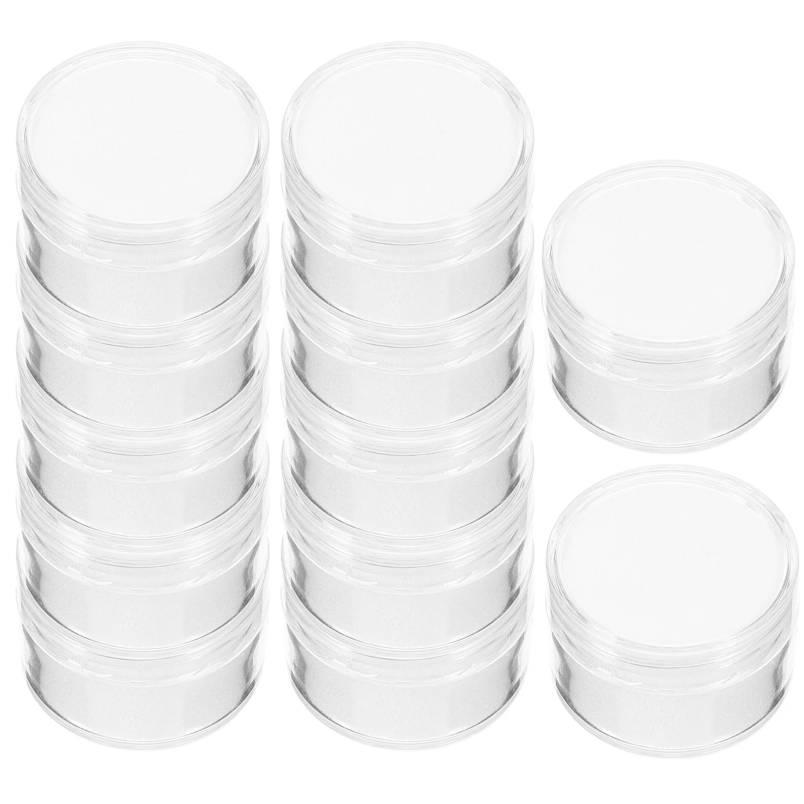 

12pcs Diamond Display Box 2 6cm Gemstone Jewelry Brooch Pin Case Plastic Storage Container for Showcase Home Office Use