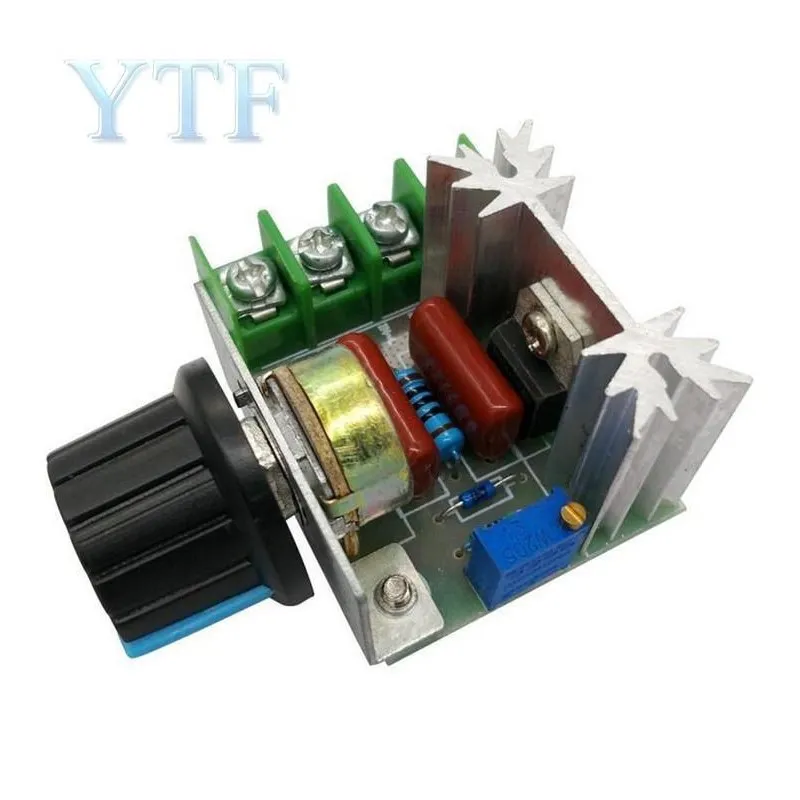 Pwm-モーター速度コントローラー,2000w,50-220v,25a,調整可能,モータースピードコントローラー
