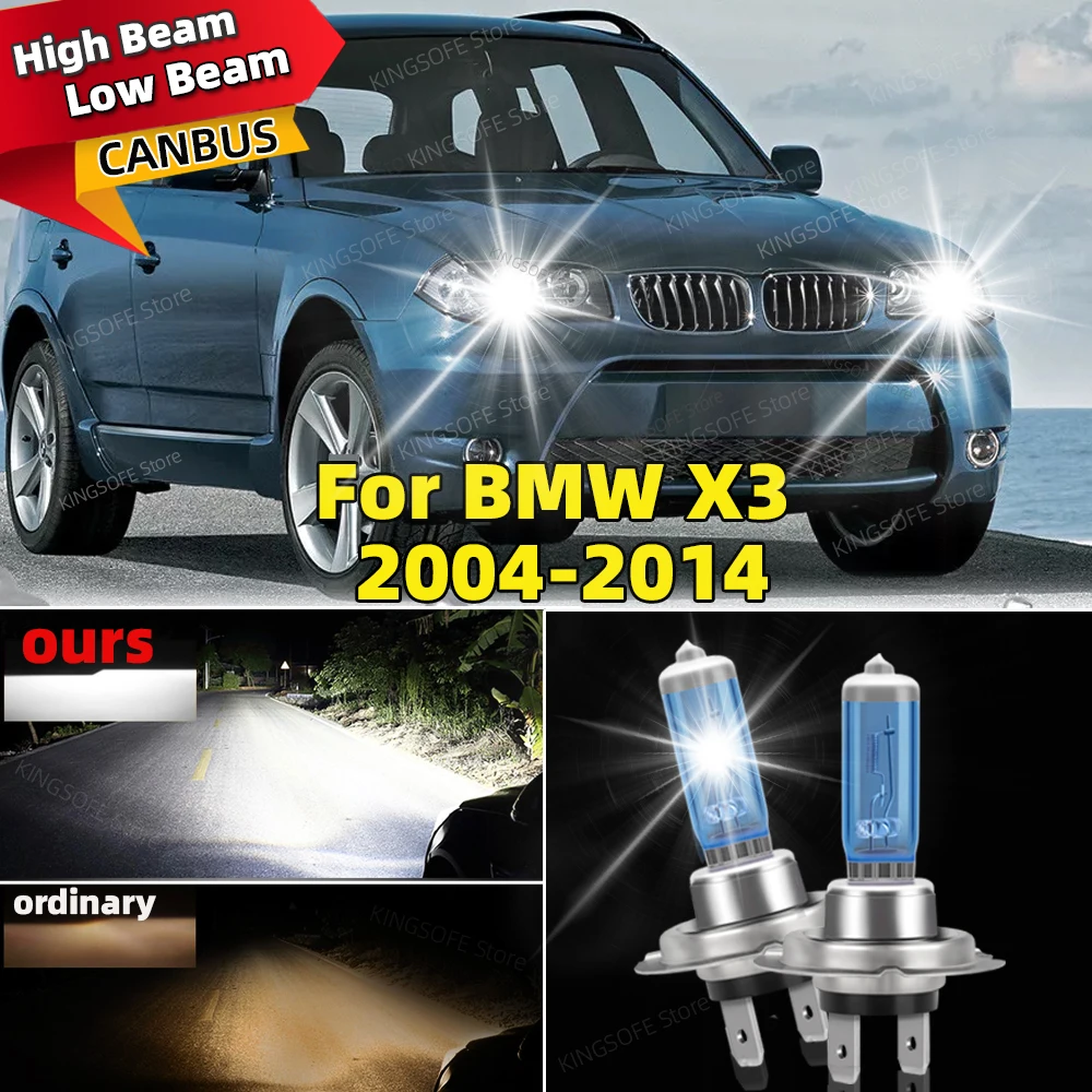 2-個-6000k-スーパーホワイトハロゲン電球ハイパワー-100-ワット車のヘッドライト-canbus-ランプ-bmw-x3-2004-2014-2005-2006-2007-2008-2009