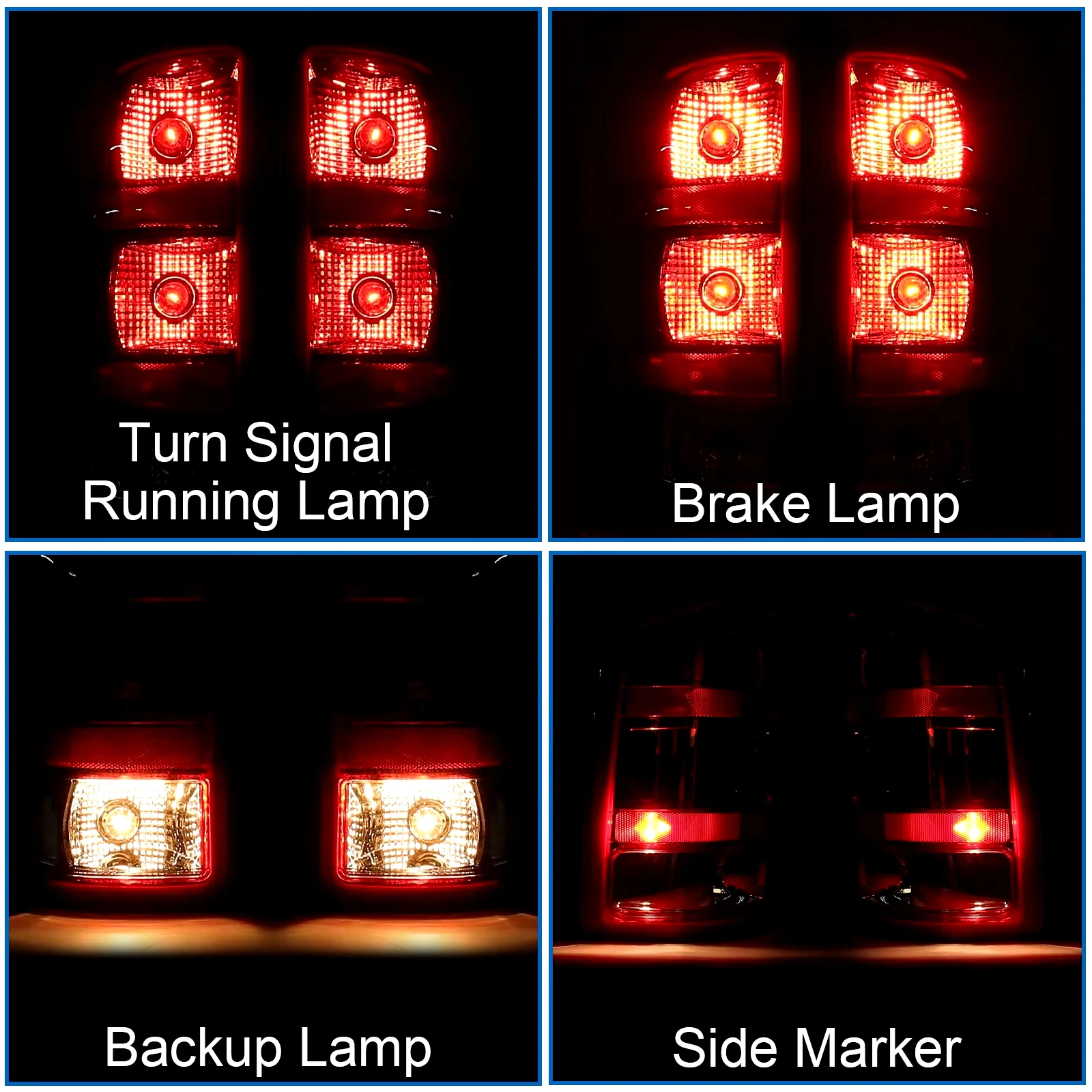 Car LED Rear Tail Light For Dodge Grand Caravan 2011-2019 Turn Signal Light Stop Brake Lamp Daytime Running CH2800199 5182535AD