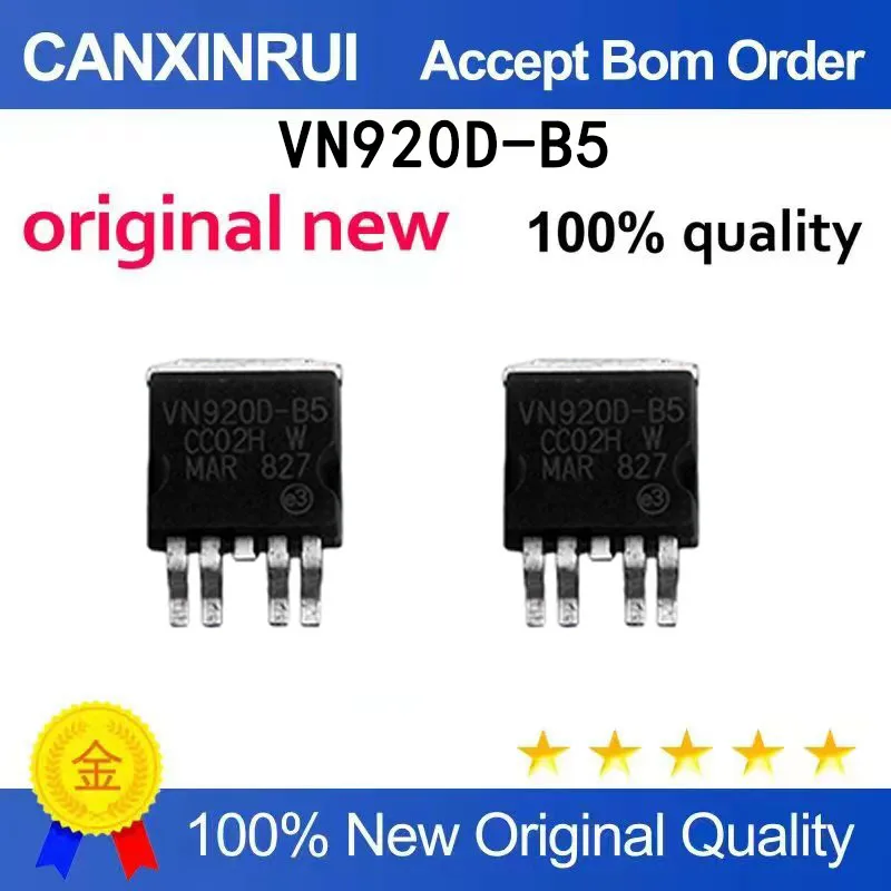 (5pcs-100pcs）VN920D-B5 New VN920D-B513TR Imported Automotive Power Drive Tube SMT TO-263-5 Pin
