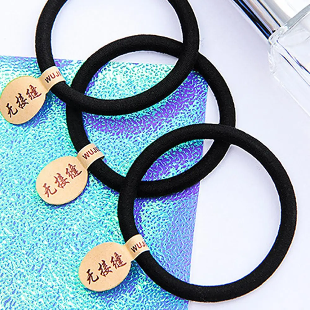 مرونة جريئة عقال أغطية الرأس رباط شعر أسود حبل الشعر شريط مطاطي حبل الرأس حبل مرن