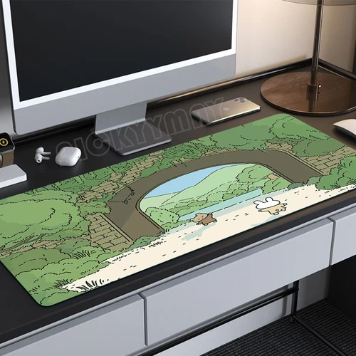 중국 게이머 데스크 패드, 대형 게이밍 마우스 패드, XXL 마우스 매트, 대형 키보드 매트, 컴퓨터 마우스 패드용 데스크 패드, 40x90cm  Best5
