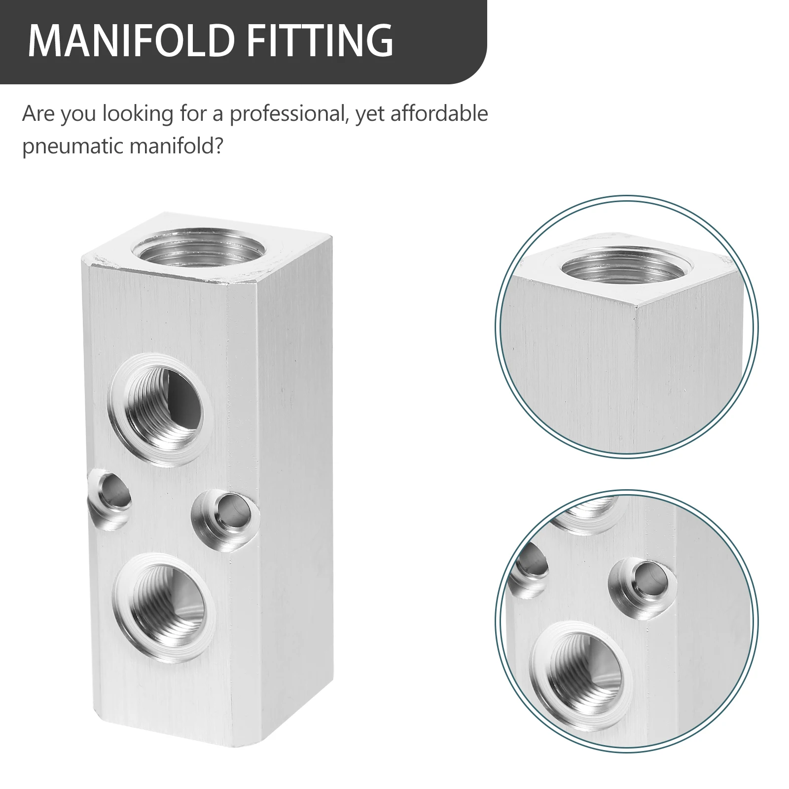 

Multi Vent Drain Shunt Air Compressor Manifold Block Pneumatic Fitting Precision Easy Install Gas Branch