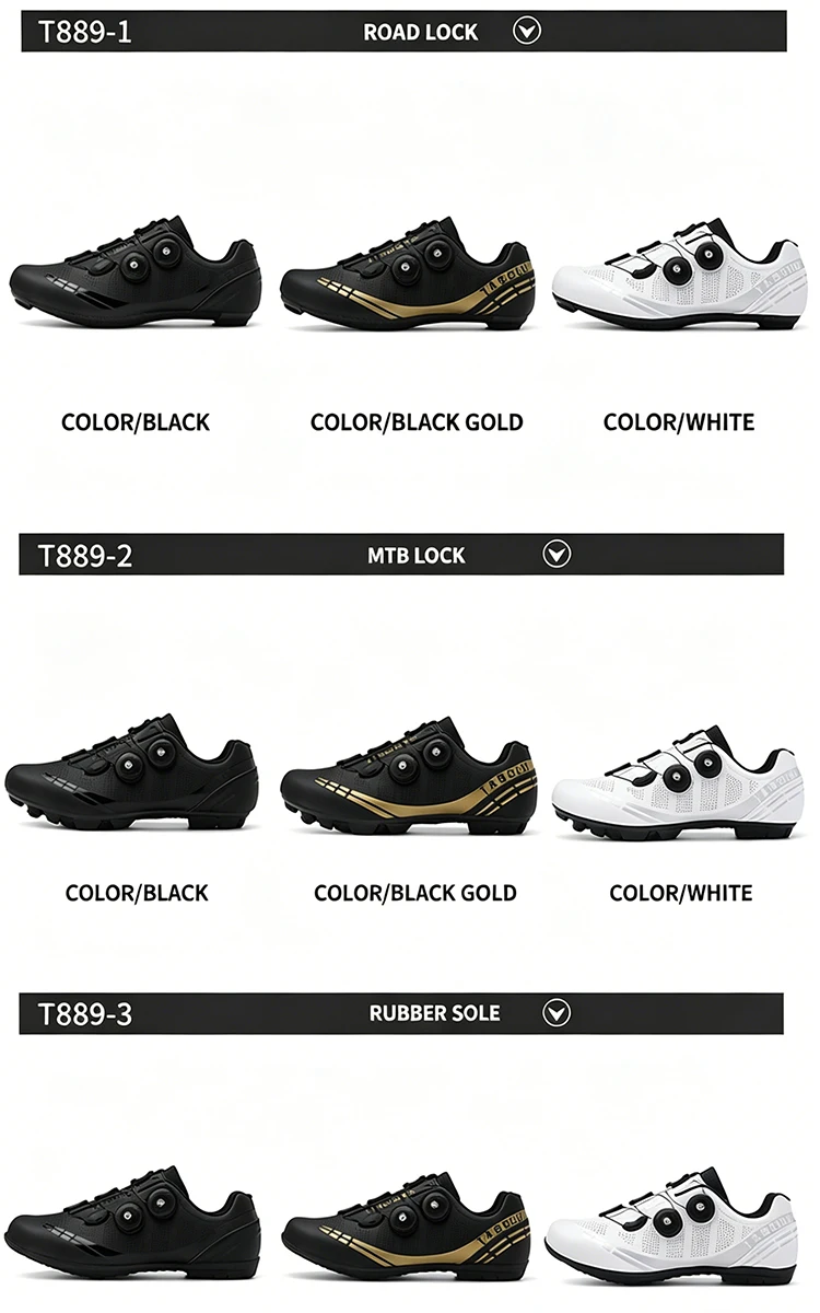 Professionelle MTB Mountainbike-Schuhe für Herren, Atmungsaktive SPD-Rennradschuhe, Damen SPD-Klickschuhe für Radfahren – Detail 2