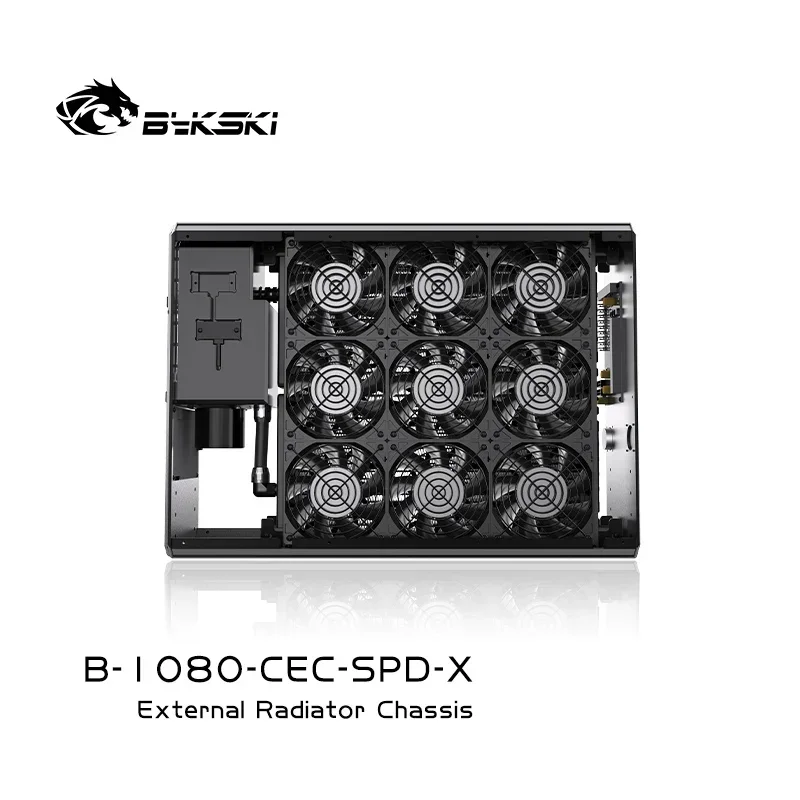 Bykski B-1080-SPD-CEC-X External Water-cooled 1080mm Radiator With Digital Display Use for Server Computer PC Cooling