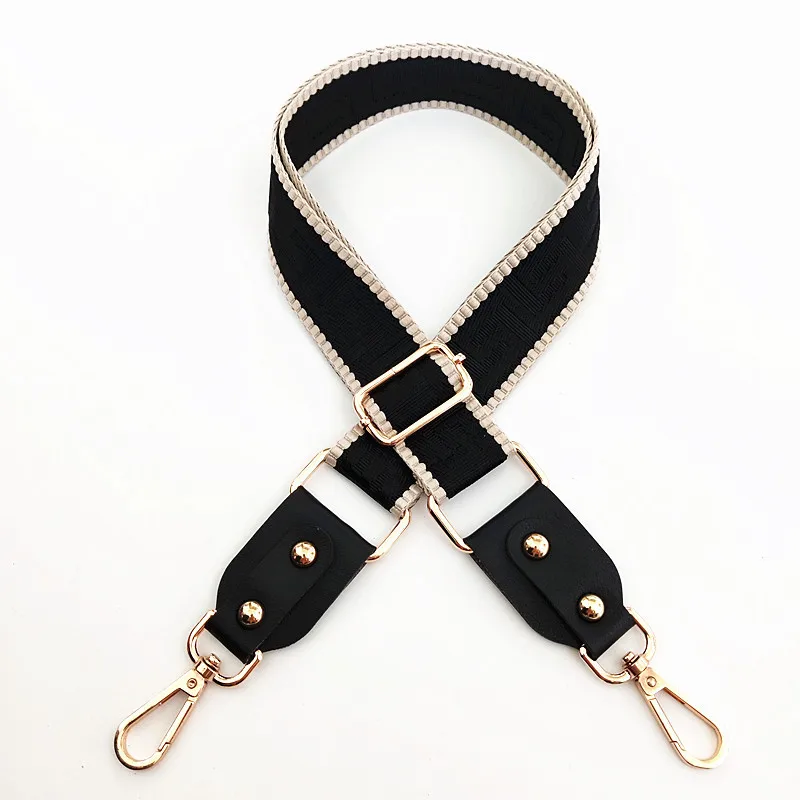 Alça ajustável para bolsa crossbody para mulheres, monocromática, cinto de ombro, alça larga