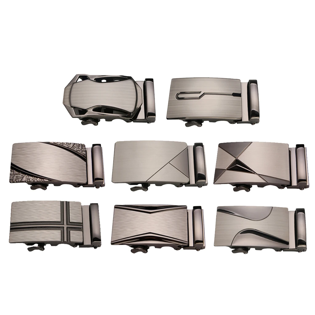 Belt Buckle Men Automatic Buckle Business Men Luxury Leather Waistband Buckles Men Waistband Ratchet Belt Buckle without belt