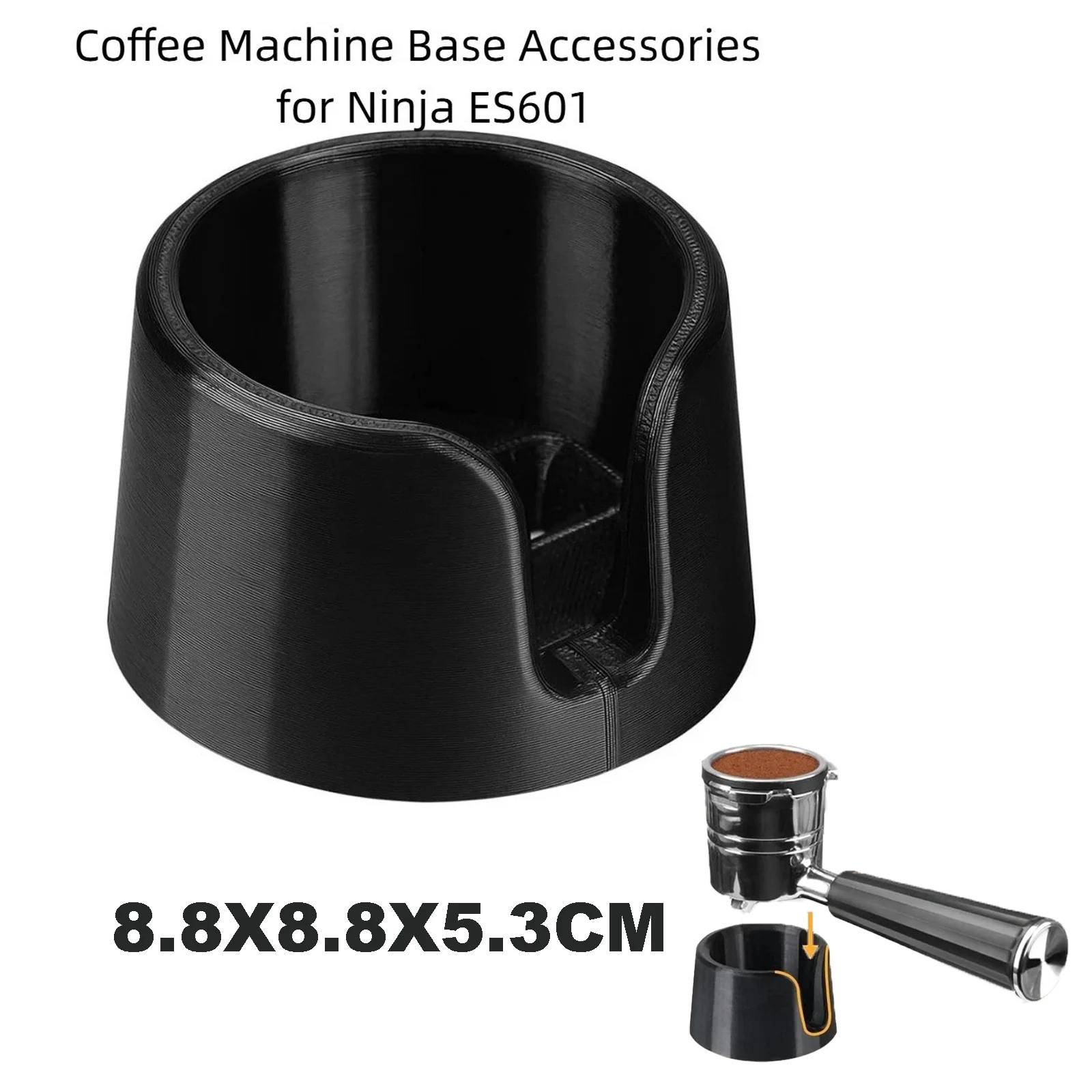 Anti-Slip Coffee Tamper Base Extraction Improves Tamping Stability Coffee Machine Base Accessories for Ninja Luxe Cafe Machine