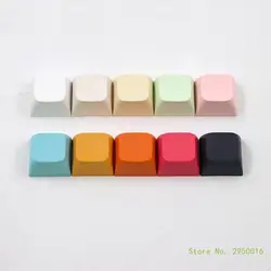 20 Pieces PBT Not Engraving Blank Keycap XDA Height 1U Dyeing Sublimation for Key Caps for Cherry Mx Switches