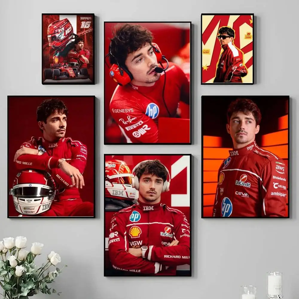 C-Charles L-Leclerc Poster Self-adhesive Art Waterproof Paper Sticker Coffee House Bar Room Wall Decor