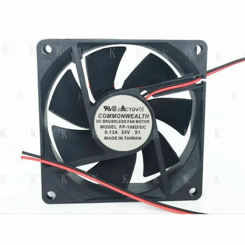 

C FOR COMMONWEALTH FP-108D/DC 80*80*25mm 8025 8CM 24V 0.13A inverter cooling fan