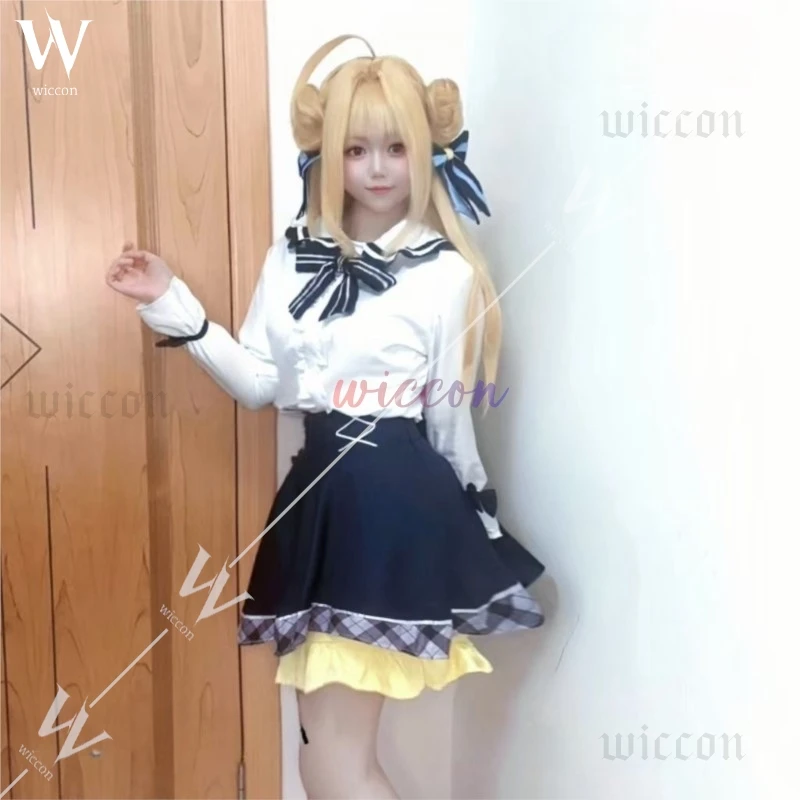 Game Hamidashi Creative Izumi Hiyori Cosplay Costume Adult Women Girls JK Skirt Suit Wig Halloween Uniform Outfit