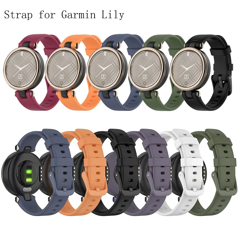 Bracelet de rechange en Silicone pour montre intelligente Garmin Lily, accessoires