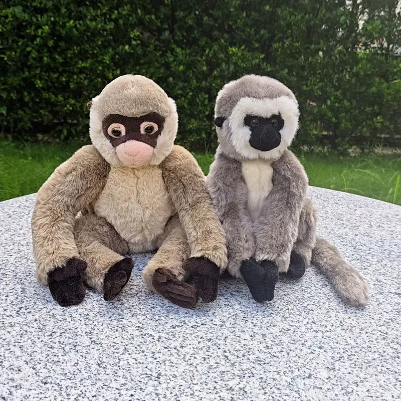 

Simulation Long-tailed Leaf Monkey Figurine Cute Grey Leaf Monkey Plush Toy Simulation Stuffed Doll Kawaii Toy Gifts