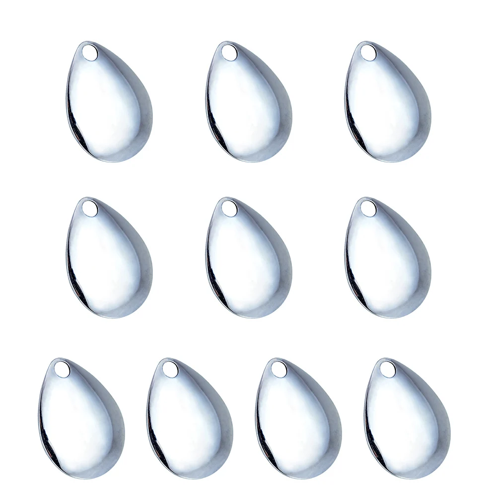 مجموعة شفرات دوارة لصيد الأسماك النحاسية 10 قطعة من الأشعة فوق البنفسجية معدلة لتقوم بها بنفسك دوارات مضمنة سمك السلمون المرقط باس سمك السلمون العين رمادية فاتحة اللون متوافقة #3