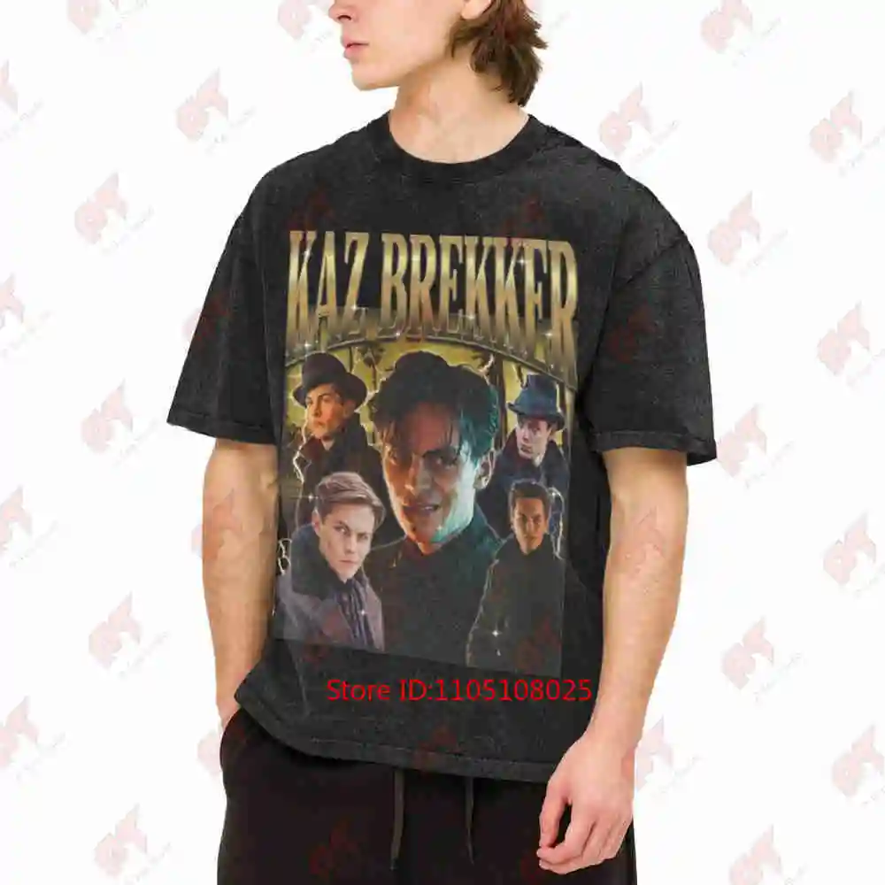 Kaz Brekker Six Of Crows Vintage Washed Tee Pure Cotton T-Shirt