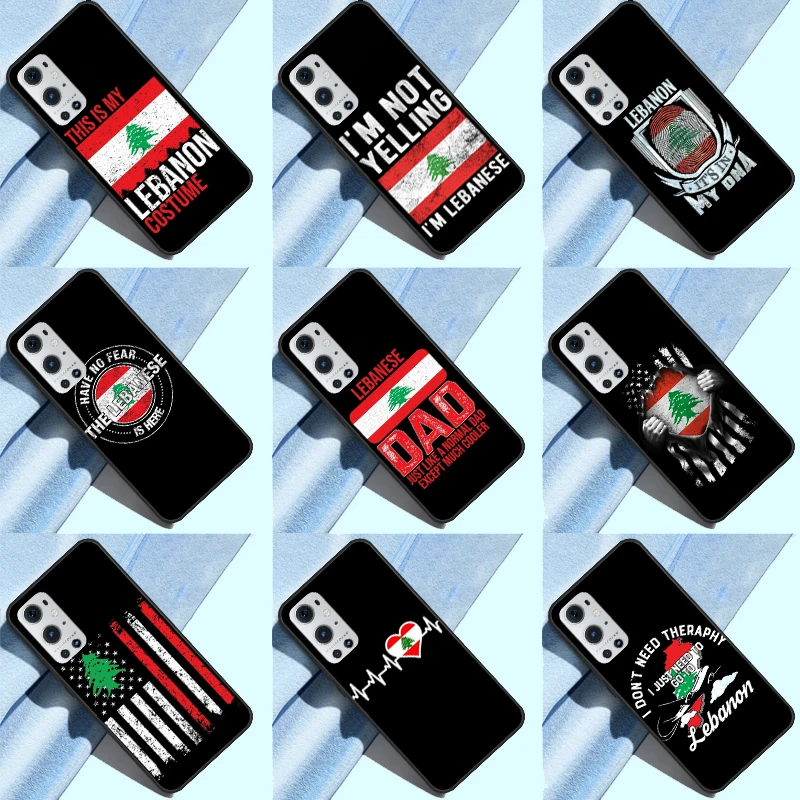 lebanese lebanon flag Silicone Phone Case For Oneplus 10 9 Pro 10R 9 R 9RT Ace 8T Cover For One Plus Nord 2 T Soft case