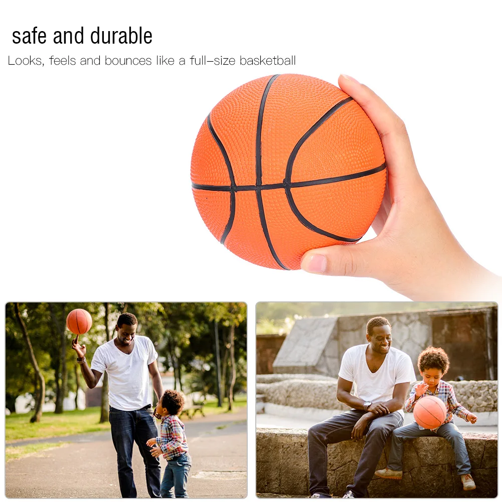 

Inflatable Rubber Basketball, Mini Children Basketball Inflatable Rubber Miniball Sporting Game Goods