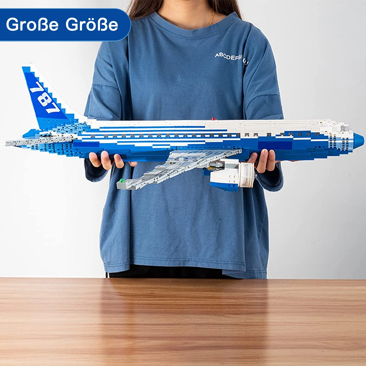 Creative Expert The Boeing 787 Airliner Building Block Set Collectible Airplane Model Puzzle Toys Birthday Gift for Adults Kids