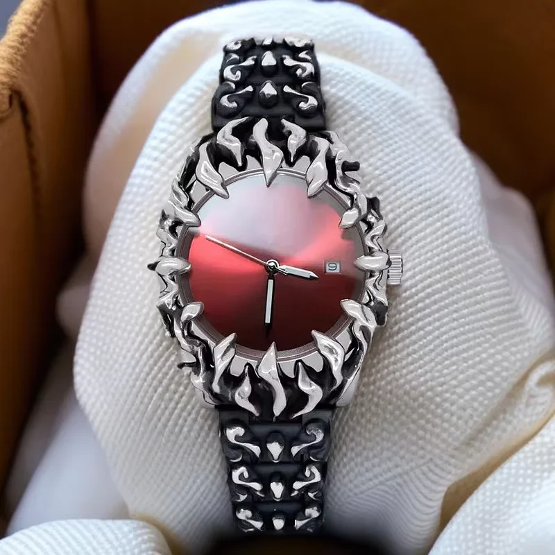 Classic Retro Claw Alabaster Style Y2K Watches for Men European