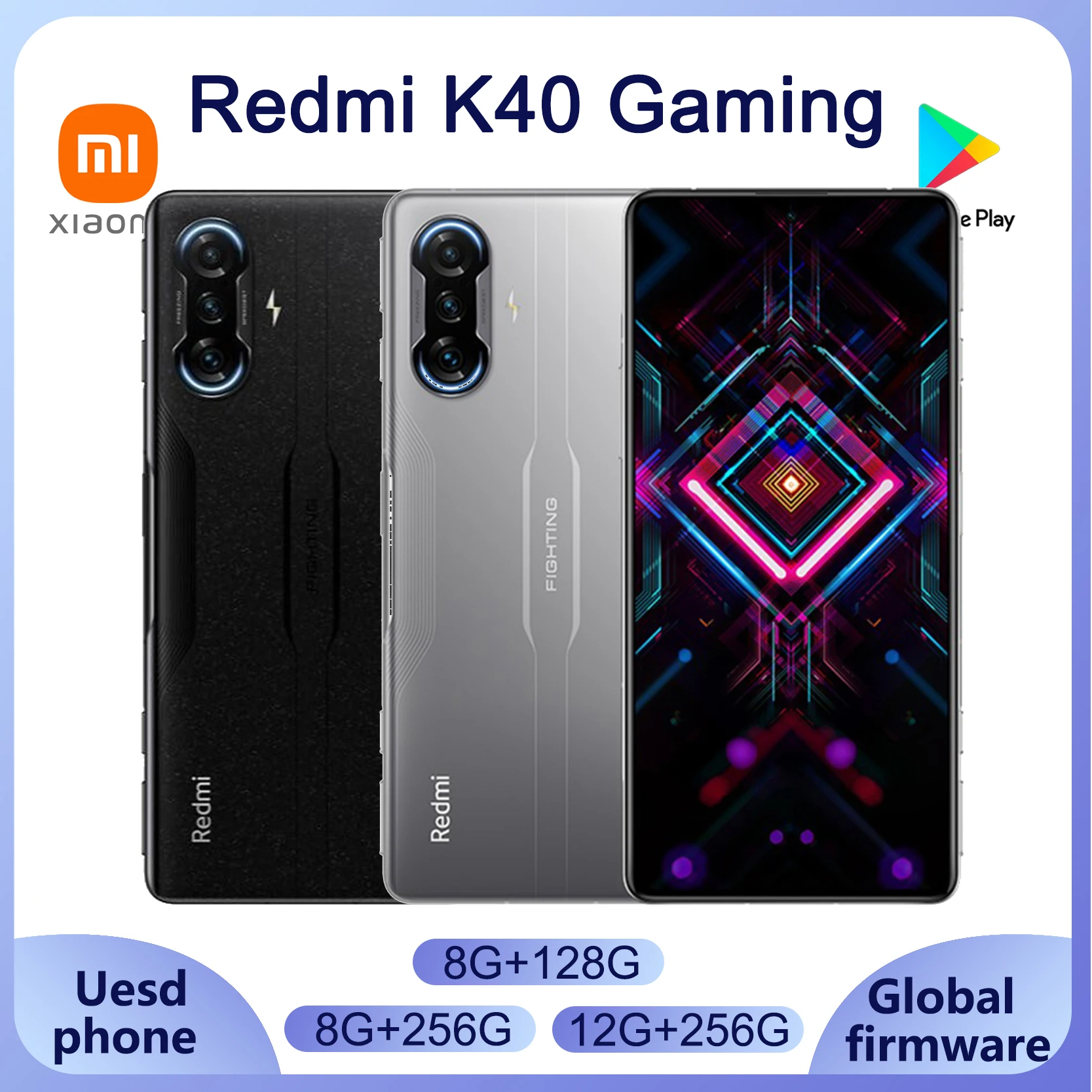 Xiaomi Redmi K40 Gaming Smartphone Dimensity 1200 64MP Camera Android 11 MIUI 12.5 Global Version