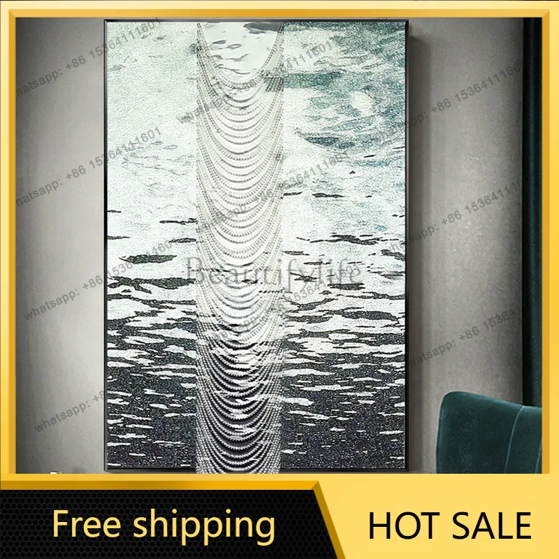 LJY modern simple decorative painting French porch hanging painting physical painting