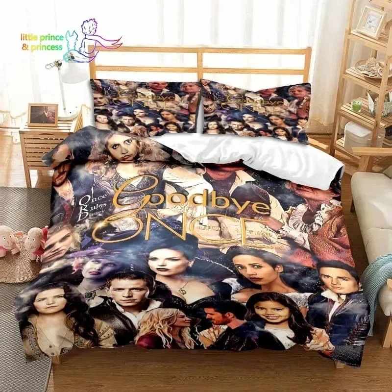 Fantasy Adventure Once Upon A Time Comfortable Duvet Quilt Cover Pillowcase Bedding Set Children Bedroom Decoration Home Textile