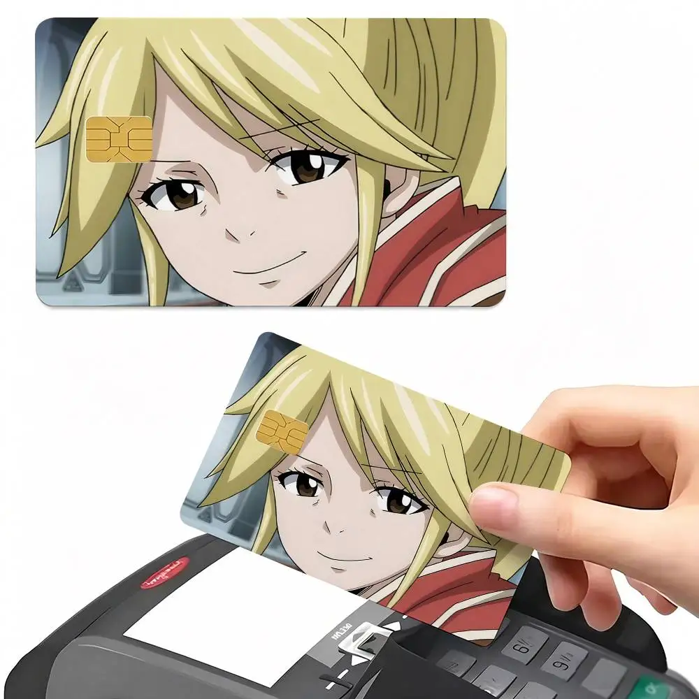 Anna Heartfilia Fairy Tail Credit Card Sticker Waterproof PVC Skin Cover For Debit Bank Card, Removable Card Decal Wrap