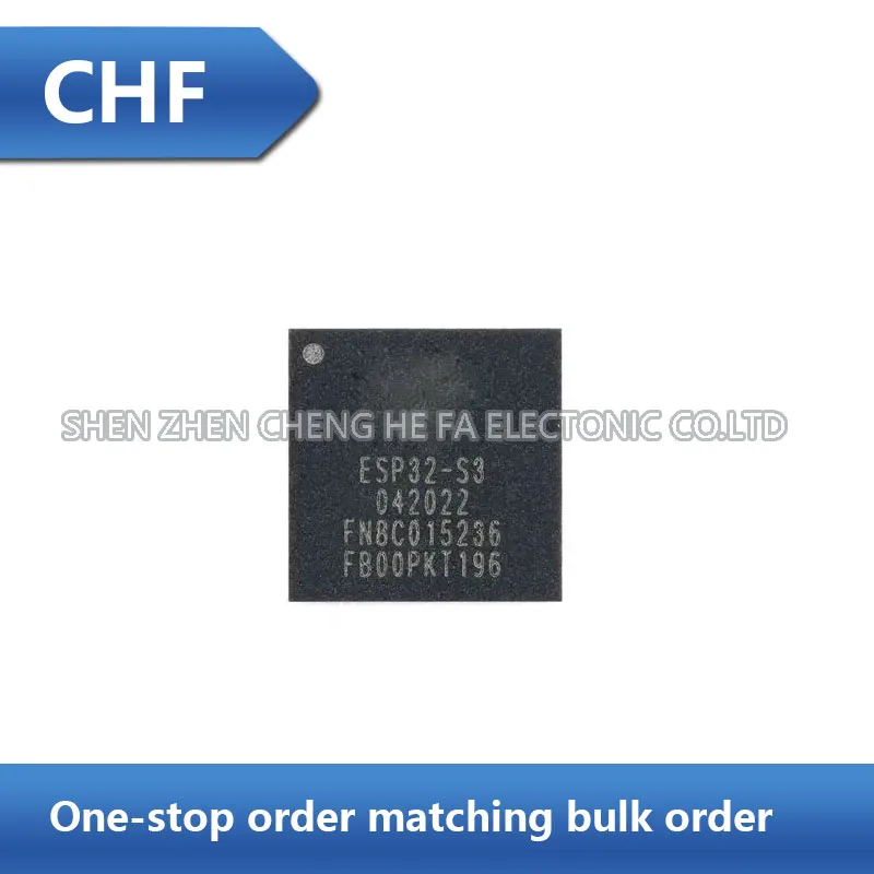 1PCS/10PCS ESP32-S3FN8 QFN-56 Wi Fi Bluetooth 5.0 32-bit dual core MCU chip brand new original