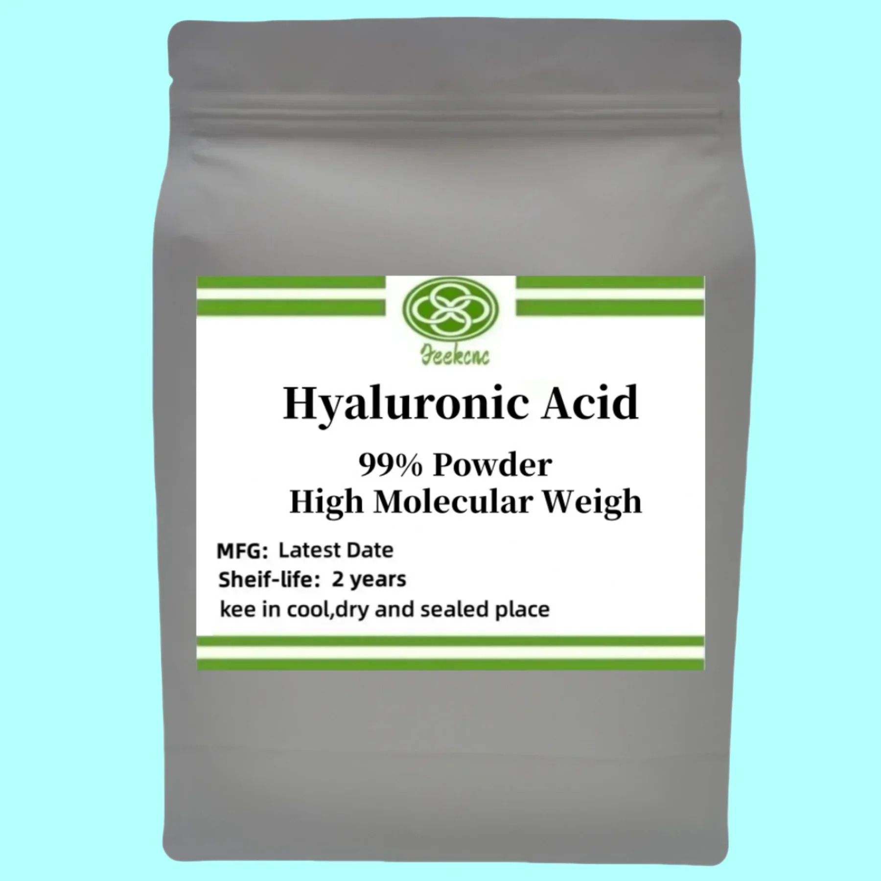 99% High-Molecular-Weight Low-Molecular-Weight Hyaluronic Acid Powder,Moisturizing/Antiaging/Anti Wrinkle