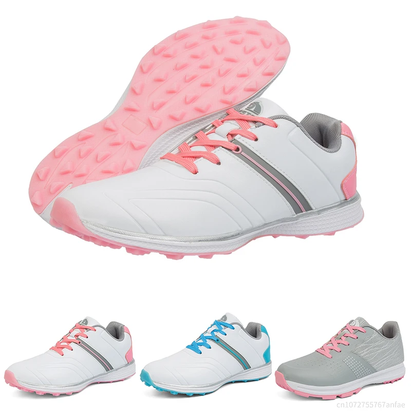 

Профессиональные женские туфли для гольфа без шипов, легкая дышащая удобная спортивная обувь, тренировочная обувь