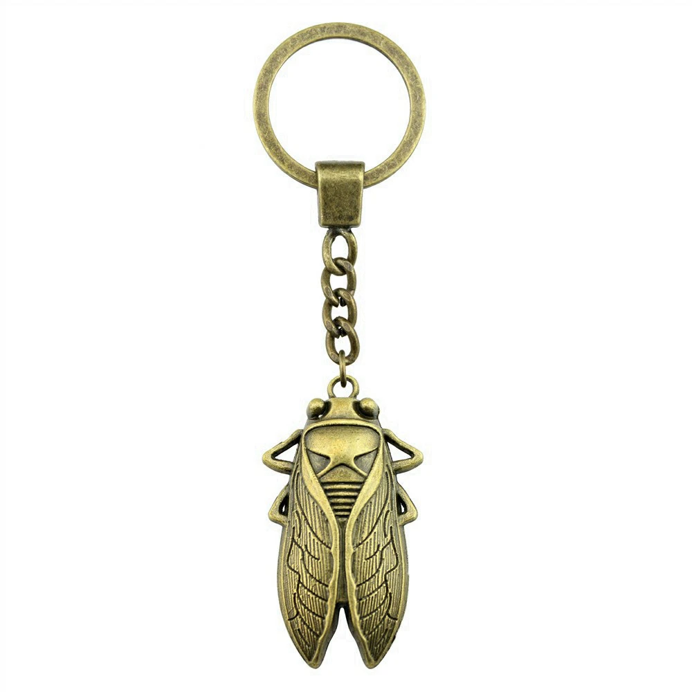 Men Keychain DIY Metal Holder Chain Vintage Owl Pendant Creative Party Jewelry Accessories