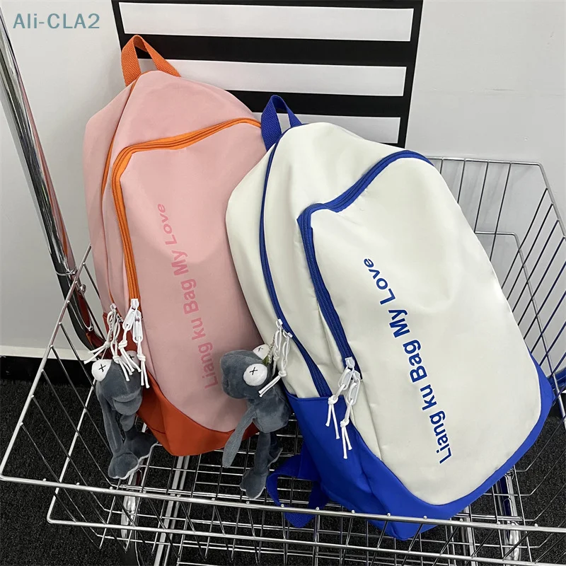 Women's Fashion Backpack Large Capacity Waterproof Student Bag Couple Travel Bag