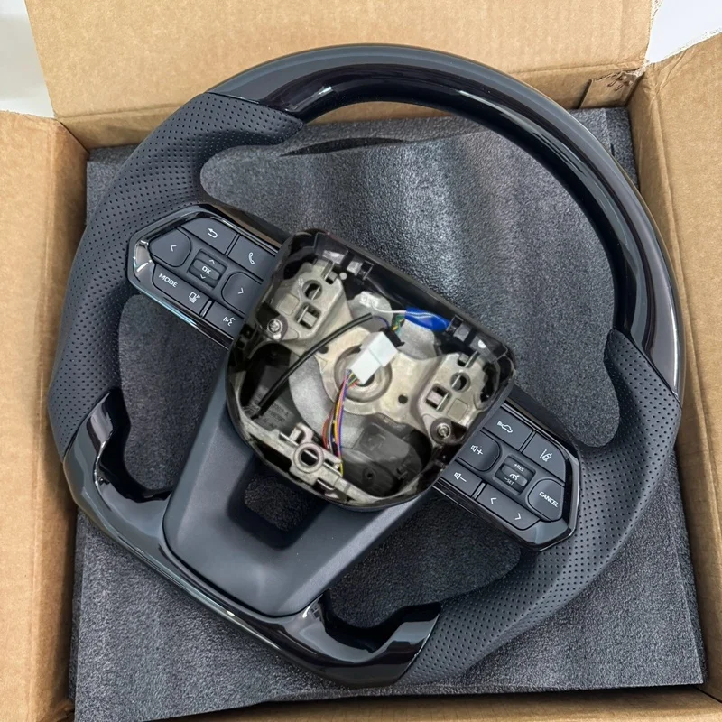 

For Toyota Full Leather Sport Steering Wheel Fit Land Cruiser LC200 LC300 Prado 120 150 200 LC79 LC70 LC76 FJ70 FJ79 FJ200