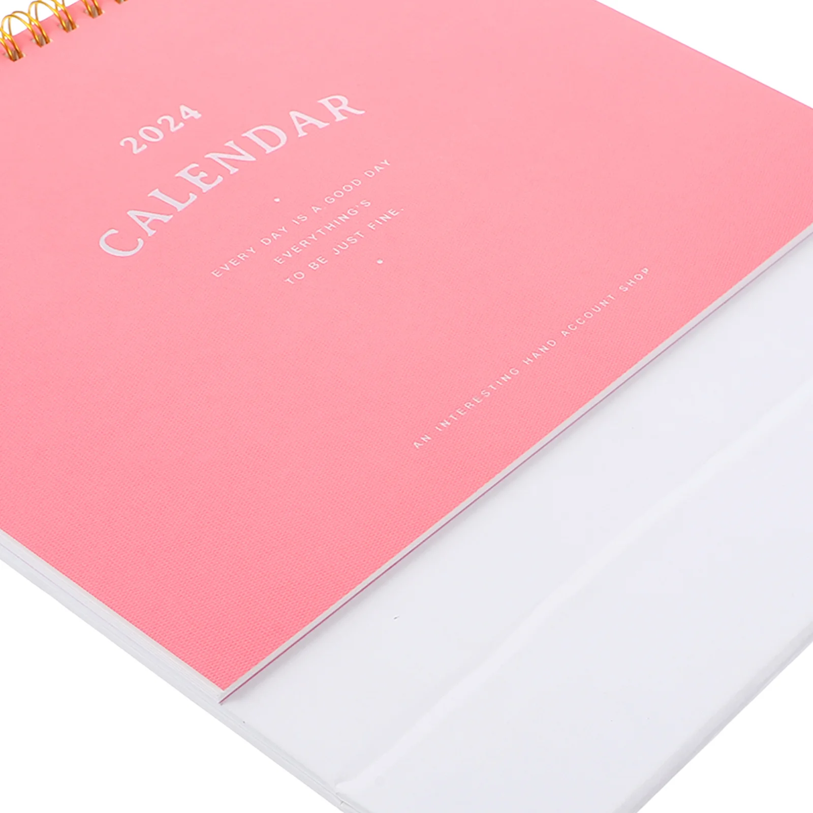 

Dopamine Desk Calendar Paper Material 2024 Small Standing Flip Desktop Calendar for Office Home Desk Decoration Productivity