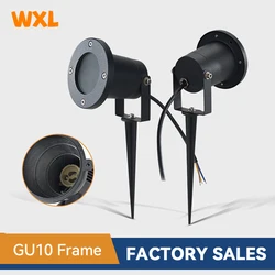 Outdoor plug-in ground light stand adjustable IP65 waterproof bracket ground light bracket GU10 aisle stairs garden