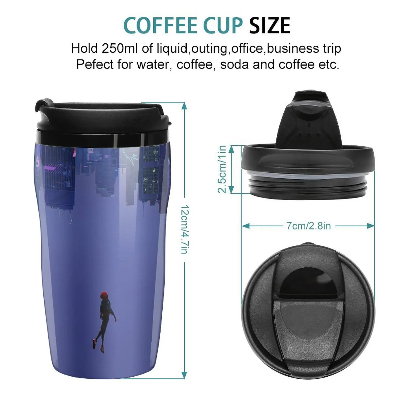 New Not Falling, But Rising Travel Coffee Mug Original And Funny Cups To Give Away Breakfast Cups