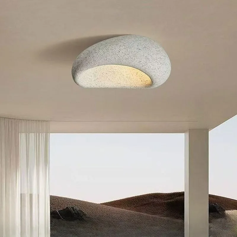 

Скандинавский минималистичный ваби-саби, потолочные светильники, кремовый стиль, спальня, гостиная, блеск, декор, светодиодные потолочные светильники, освещение, украшения