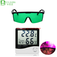 BEYLSION  Digital Temperature Humidity Thermometer Grow light Glasses UV Polarizing Goggles for Grow Tent Greenhouse Hydroponics
