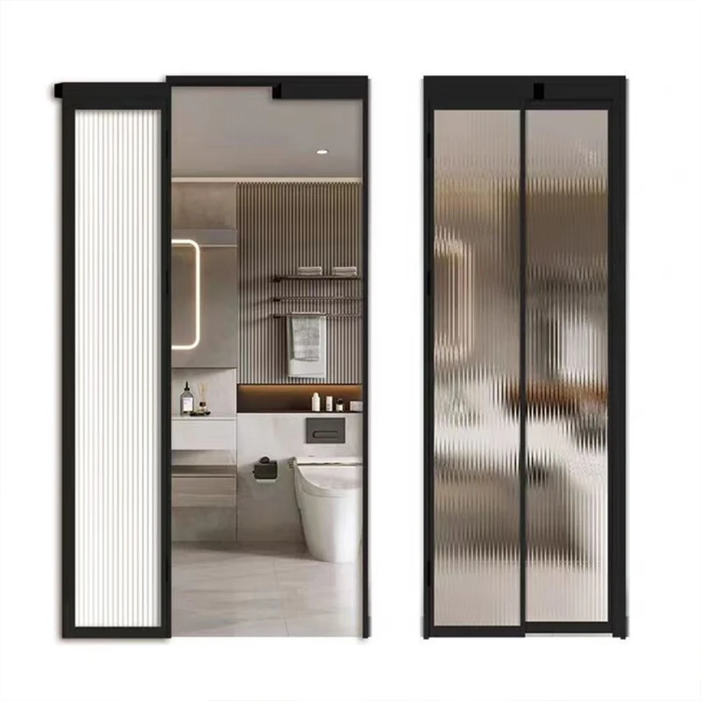 أحدث نظام الباب المنزلق المصمم من Sixinalu، باب PT، باب داخلي أمامي، باب PD مزدوج من الألومنيوم الزجاجي، حديقة منزلية مخصصة
