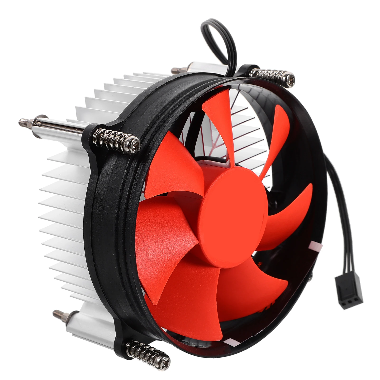 

Radiator CPU Cooling Fan Low Profile Cooler Computer Accessories Electric Heat Sink Black