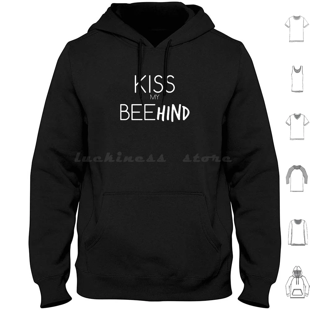 Kiss My Beehind Hoodie cotton Long Sleeve Handofblood Youtuber Dagibee Tubeclash02 Bee Dagi Bee Tubeclash Youtube Hand