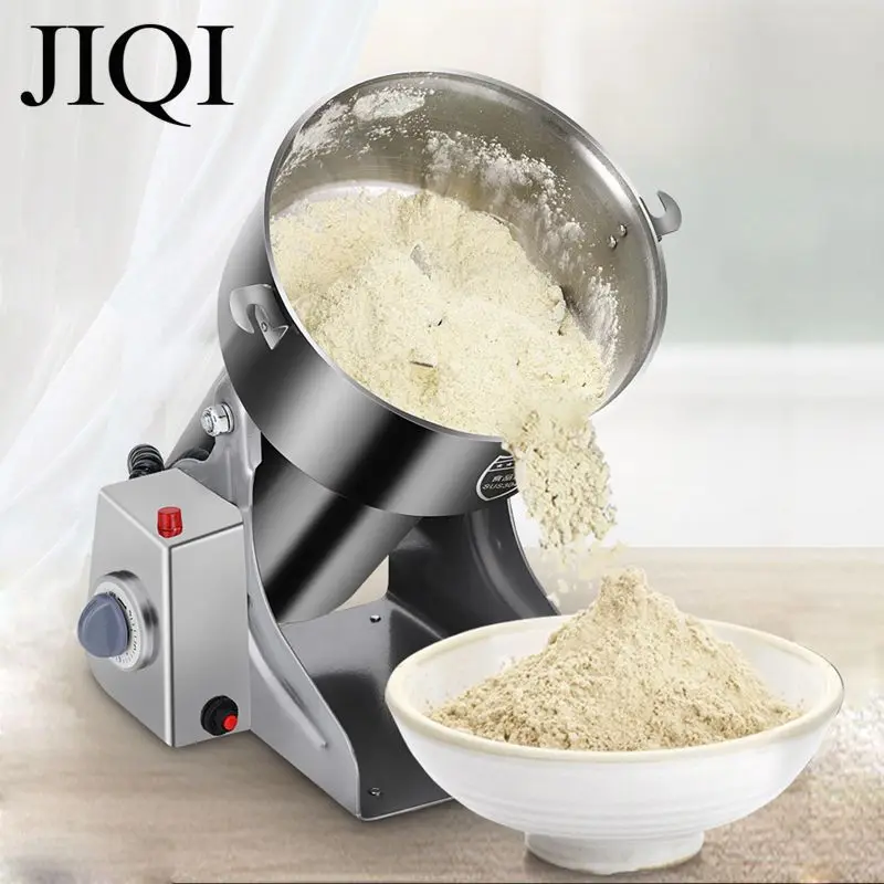 800g 1000g Martensitic stainless steel grinder Household Electric grain mill ultrafine grinding machine Powder maker 110V 220V