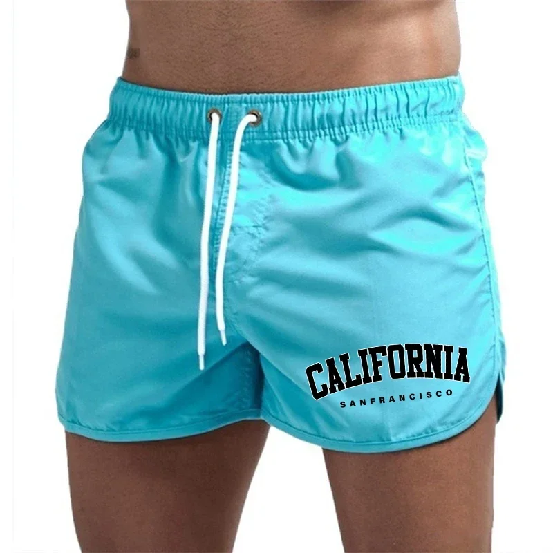 2026 Hot Sale Men California Beach Shorts High Quality Male Summer Casual Sports Board Shorts Gym Fitness Running Fitness Shorts