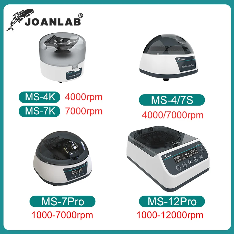 Pcr Centrifuge Machine Цифровая высокоскоростная плазменная центрифуга Лаборатория Микроцентрифуга 4000 об / мин 12000 об / мин 0,2 / 0,5 / 1,5 / 2 мл Центрифужная пробирка