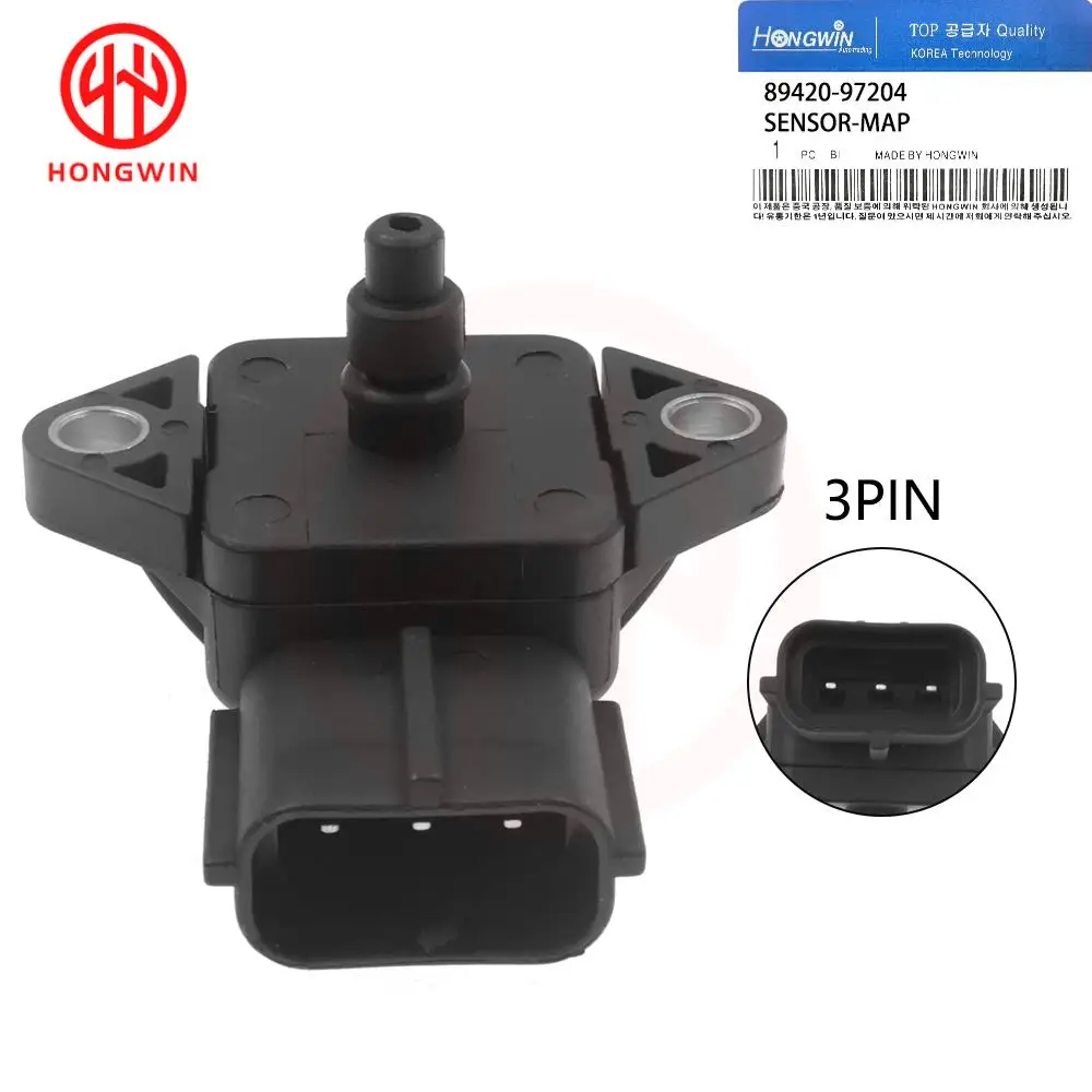 MAP Intake Air Manifold Absolute Pressure Sensor 89420-97204 079800-5380 For Toyota Duet Sparky / Daihatsu Sirion 1.3L 2000-2005